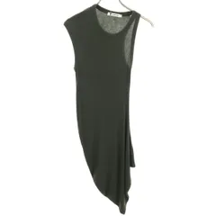 Alexander Wang アレキサンダーワン ノースリーブ アシンメトリー ワンピース M カーキ系 レディース 古着