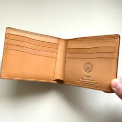 ガンゾ　GANZO 二つ折り財布　カードケース　シンブライドル　美品のサムネイル