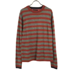 未使用 ポールスミスジーンズ ボーダー柄 長袖 ニット M レッド×グレー Paul Smith JEANS セーター タグ付き メンズのサムネイル
