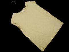 apart by lowrys アパートバイローリーズ スリット ノースリーブ カットソー sizeF/ベージュ ■◆ レディース