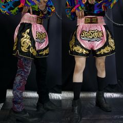 THAI BOXING “Shiny Chinese Pink” Muay Thai Shorts 타이 복싱 샤이니 차이니즈 핑크 무에타이 팬츠