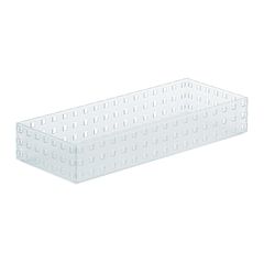 ライクイット (like-it) 収納ボックス キッチン 収納ケース ブリックス 350 ミドル M 約幅14x奥35x高6.3cm クリア 日本製 9023 積み重ねできる 小物収納 1