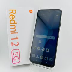 バッテリー良好  Redmi 12 A401XM 128GB ブラック SIMフリー(simロック解除済) 白ロム 中古 本体 動作確認済  【最短送料無料】M-074