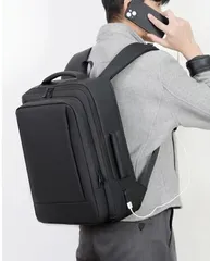 [新作 未使用]リュック メンズ ビジネスリュック 防水 3WAY 軽量 大容量リュックサック 通勤 通学 ビジネス バックパック スリム パソコン 拡張 鞄 カバン メンズ