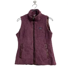 Patagonia フリースベスト M クリーム/パープル 新品未使用‼【パタゴニア】【PATAGONIA】【クラシック レトロX