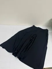 送料無料　UNIQLO ユニクロ　ガウチョパンツ　ワイドパンツ　Lサイズ　ブラック　黒　#70602sNj81