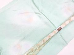 【一輝堂】リサイクル着物 和装小物 帯揚げ帯締めセット 帯揚 帯締 暈し 平組 金糸 25w07-8348