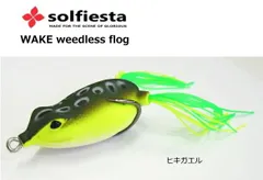 ソルフィエスタ フロッグ ルアー ウェイク バンビーニ 45 ヒキガエル / バス 雷魚 ナマズ / 釣具