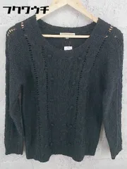 ◇ grove グローブ 長袖 ニット セーター サイズM ブラック レディース 【中古】 【1002800496600】