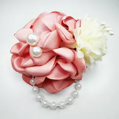 コサージュ 卒園式　卒業式　入園式入学式 結婚式 発表会 ＊フォーマルコサージュ＊パールブローチC16