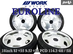 と*も様 workユーロライン18インチ 8J＋25 9J ＋30マルチ と*も様 workユーロライン18インチ 8J＋25 9J ＋30マルチ - メルカリ