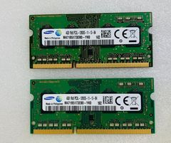 SAMSUNG 1Rx8 PC3L-12800S 4GB 2枚で 8GB DDR3L ノートPC用 メモリ 204ピン DDR3L-1600 4GB 2枚で 8GB DDR3L LAPTOP RAM