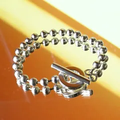 雄二様GUCCI グッチ ブレスレットボールチェーン シルバー925SV保存袋箱 GUCCI - グッチGUCCIブレスレット ボールチェーン シルバー 925