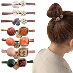 ポニーテールのヘアバンド リングゴム リングゴム 髪束ね おしゃれ セット 大人 可愛い 6色 かわいい 高弾性 ヘアゴム ゴム 無地 ヘアアクセサリー 髪ゴム 韓国風 DFsucces （12点セット） (B)