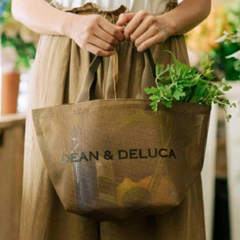 メッシュ　トートバッグ　 ディーン ＆ デルーカ  DEAN & DELUCA メッシュバッグ トートバッグ ショッピングバッグ エコバッグ  sサイズ