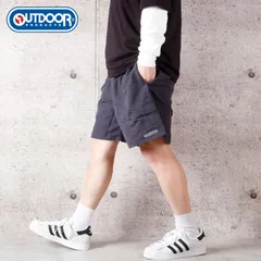 新品 OUTDOOR PRODUCTS アウトドアプロダクツ  メンズ 水陸両用 ナイロン バギー ショート パンツ M L LL 2L 3L 4L 5L チャコール グレー 084370