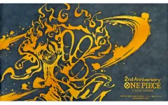 【中古】サプライ [単品] 特製プレイマット 「ONE PIECE カードゲーム 2nd ANNIVERSARY SET プレミアムバンダイ限定」 同梱品