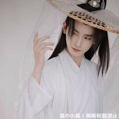 魔道祖師 MDZS 藍湛 藍忘機 ウィッグ セット済 - メルカリ
