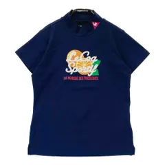 サイズ：M LE COQ GOLF ルコックゴルフ  ハイネック 長袖Tシャツ  ネイビー系 [240101441511] ゴルフウェア レディース ストスト