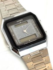 CASIO AQ-101  カシオ アラーム クロノグラフ デジアナ AQ-101 腕時計 現状品