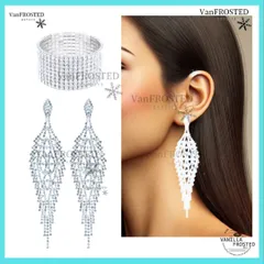 bbj ブレスレット FWJ ステージ ビジュー 結婚 セット ベストボディジャパン コンテストビキニ 軽 シルバー 高見え キャバ BBJ クリスタル ウェディングアクセサリー ラインストー 活用 特割