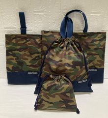 4点セット　迷彩　入園入学　ハンドメイド