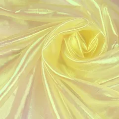 moonfarm オーロラ オーガンジー 生地 3mx150cm 手芸 カラー 透明 無地 布(イエロー)のサムネイル