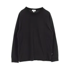 HYKE◆長袖Tシャツ/1/コットン/BLK ハイク HYKE カットソー コットン Tシャツ 長袖 コットン