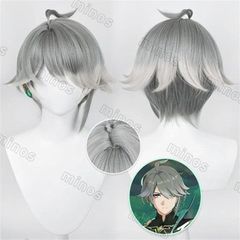 原神アルハイゼンのウィッグ　コスプレ げんしん アクセサリー ウィッグ&衣装セット追加購入可 コスチューム cosplay 演出服 舞台装 クリスマス 学園祭 プレゼント 化祭 ハロウイーン パーティー 変装