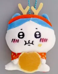 【中古】キーホルダー ハチワレ(鹿) ぬいぐるみキーチェーン 「ちいかわ なんか小さくてかわいいやつ」 奈良限定