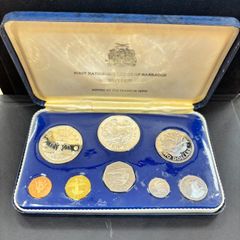 【EL6】バルバトス　初代硬貨　プルーフ　コイン　セット　1973年　　FJ10492
