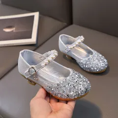 ☆ シルバー ☆ 33(20cm) ☆ フォーマルシューズ 女の子 pmyshoesha9 フォーマルシューズ 女の子 子供靴 キッズシューズ ドレスシューズ シューズ フォーマル靴 靴 くつ クツ 女児 子供 フォーマル おしゃれ かわいい 子ども こども