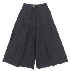 未使用美品 VIVIENNE WESTWOOD ヴィヴィアンウエストウッド レッドレーベル キュロットワイドパンツ オーブボタン レディース ブラック 1