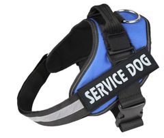 ハーネス　人気　おすすめ　かっこいい　簡単装着　調整可能　小型犬(ブルー青、S)