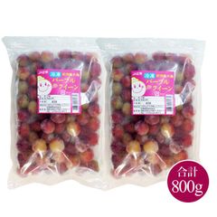 冷凍パープルクィーン　【小さめLサイズ】　800g　400g×2袋　和歌山県紀州産冷凍梅