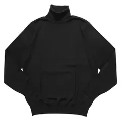 TOMORROWLAND トゥモローランド メンズ ニット / スーパーファインメリノウール ハイゲージ タートルネックニット ブラック / セーター 長袖 秋 冬 / 63-02-44-02604