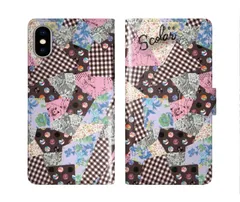 [arrows Be4 Plus F-41B] iPhone14 ケース スカラー スマホケース 手帳型 iPhone16 ケース iPhone 16 15 14 Pro 13 12 Mini 11 スマホカバー 全機種対応 手帳 ScoLar チェック柄 切