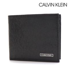 カルバンクライン 二つ折り財布 メンズ Calvin Klein Wallet スキミング防止機能付き CK ブラック 31CK130009 BLACK