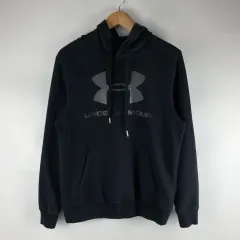 UNDER ARMOUR アンダーアーマー ブラック 起毛 WHO フードTシャツ M 251025