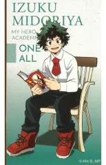 【中古】食玩 ステッカー・シール 緑谷出久(読書) 「僕のヒーローアカデミア キャラガムコレクション(ステッカー付き)」