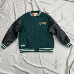 VISION STREET WEAR ヴィジョンストリートウェア　スタジャン　ジャケット　ブルゾン　緑　グリーン　スケートボード　SKATEBOARD L