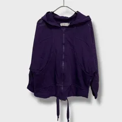 ステラマッカートニー☆アディダス☆メッシュジップパーカー☆レディースM☆紫☆A25M