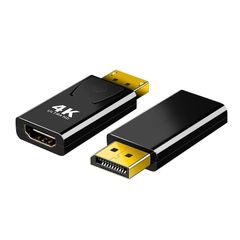 【在庫セール】DP HDMI 変換アダプター DisplayPort オス to HDMI メス 4K対応 3840x2160@30Hz Ultra HD 映像出力 ケーブル不要 ディスプレイ接続用 小型 軽量 コンバーター