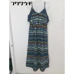 ◇ MURUA ムルーア 総柄 キャミソール ロング ワンピース サイズ2 ブラック マルチ レディース  【中古】 【1201060004116】のサムネイル