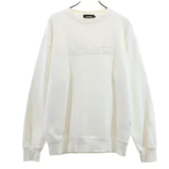 XLARGE エクストララージ 長袖 スウェット M ホワイト系 トレーナー メンズ 古着