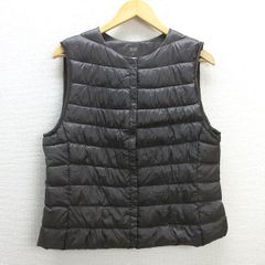 H□ユニクロ/UNIQLO ノーカラー ウルトラライトダウンベスト