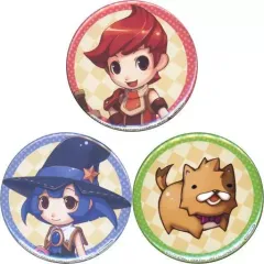 【中古】バッジ・ピンズ ウォリアー&マジシャン&シーフ 缶バッジ3種セット 「Switchソフト ドカポンキングダム コネクト」 WonderGOO購入特典