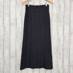 【 ROSE BUD 】ローズバッド コットンニット模様編みAラインスカート