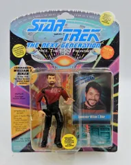 Playmates STARTREKTHENEXTGENERATION 6074 Commander William Riker in first season uniform
