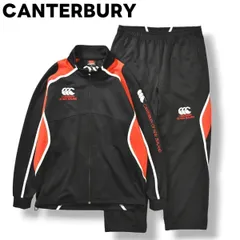 Canterbury カンタベリー ジャージ セットアップ M 黒/赤